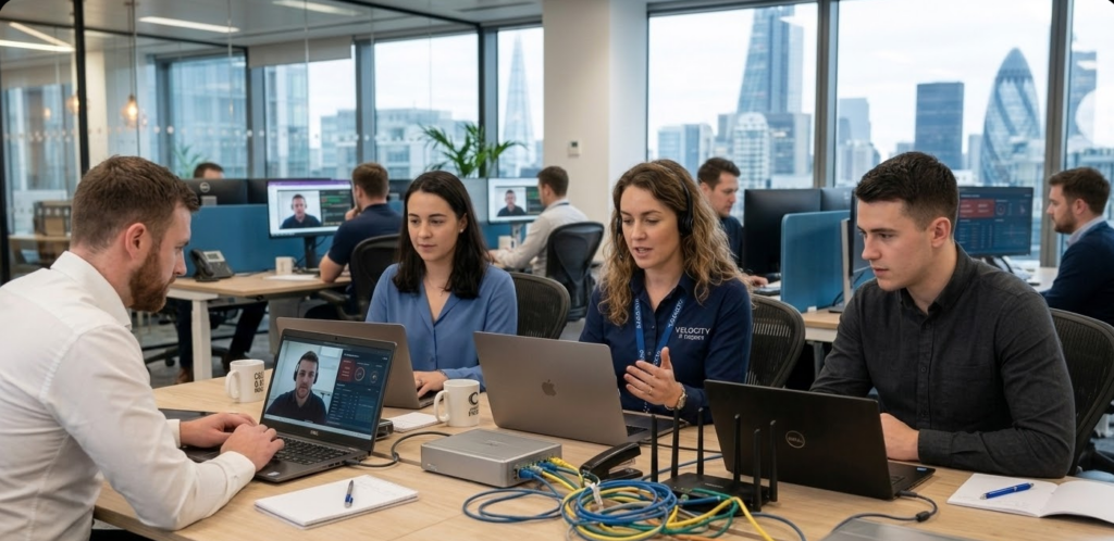 Business dashboard showing IT support pricing and infrastructure monitoring systems